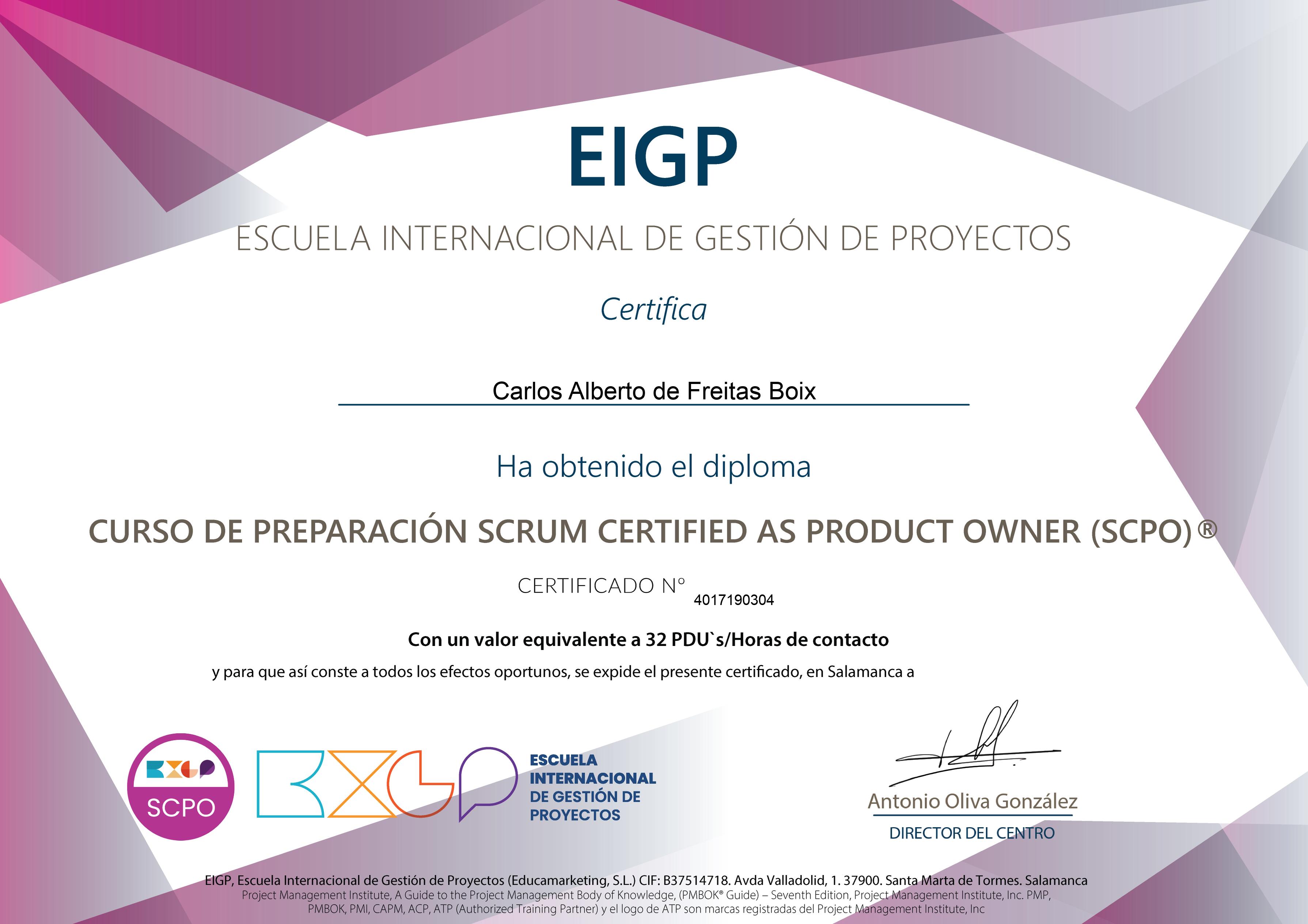 Curso de Preparación para la Certificación SCPO® ¡A Tu Ritmo! (Scrum Certified as Product Owner)