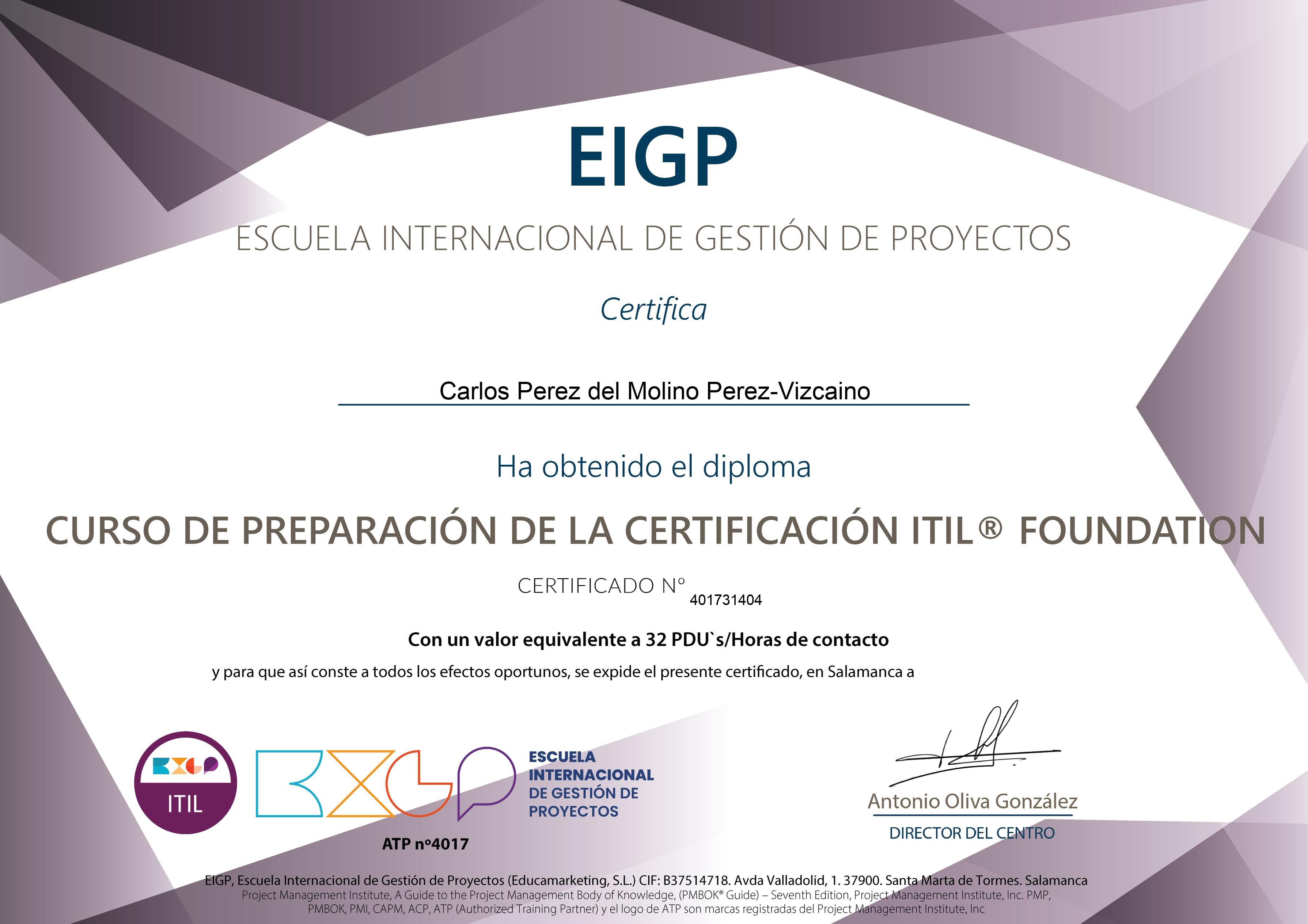 Curso de Preparación para la Certificación ITIL ® 4 Foundation ¡A Tu Ritmo!