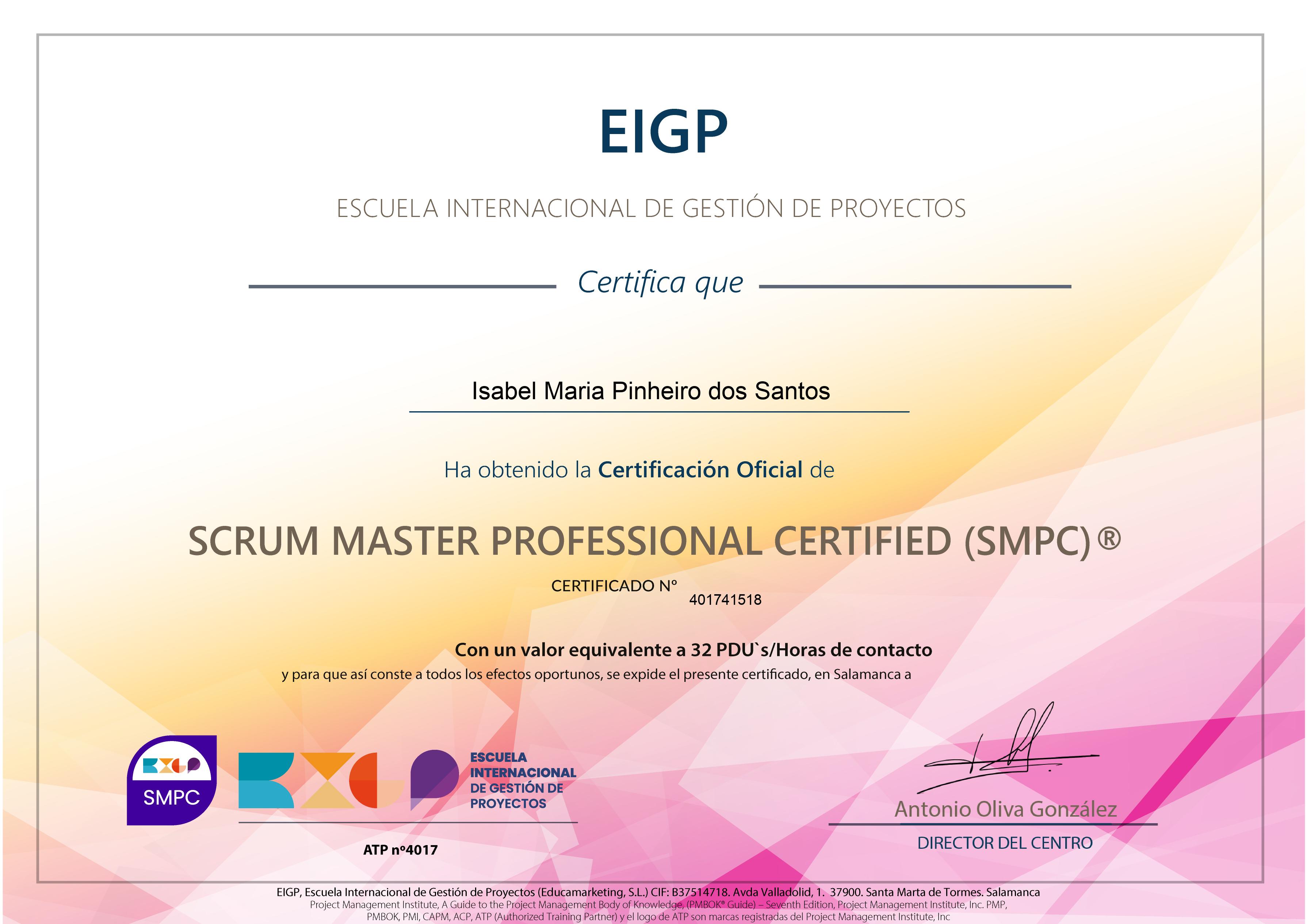 Curso de Certificación SMPC® ¡A Tu Ritmo! (Scrum Master Professional Certified) 2026