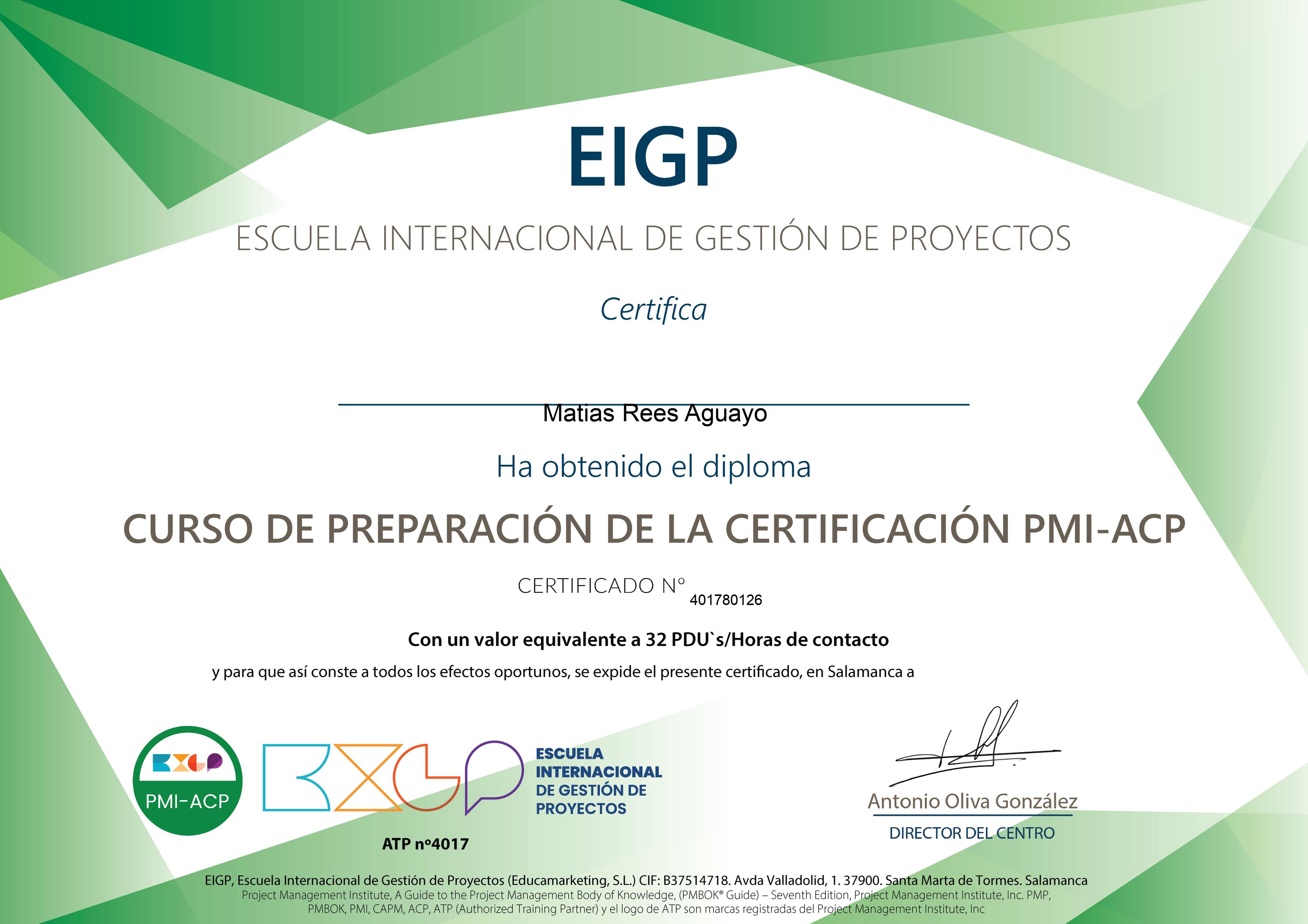 Máster Internacional en Dirección y Gestión de Proyectos - F.G. Universidad de Salamanca - EIGP (XXXIX Convocatoria; Febrero 2026) 
